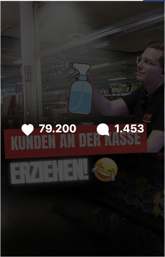 Social-Media-Content für Supermärkte – Reel 2
